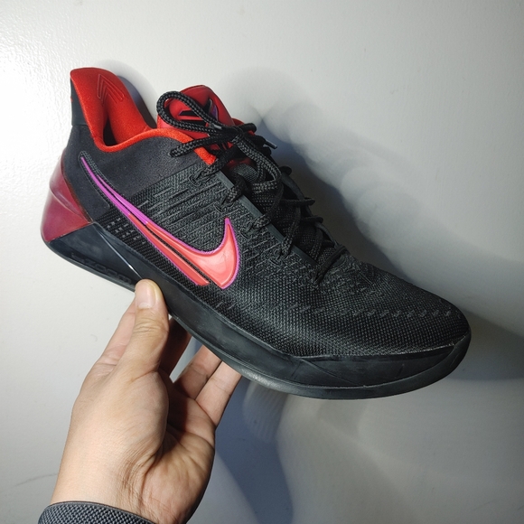 Nike Kobe AD Men's Black and Red Athletic Shoes - Picture 7 of 15